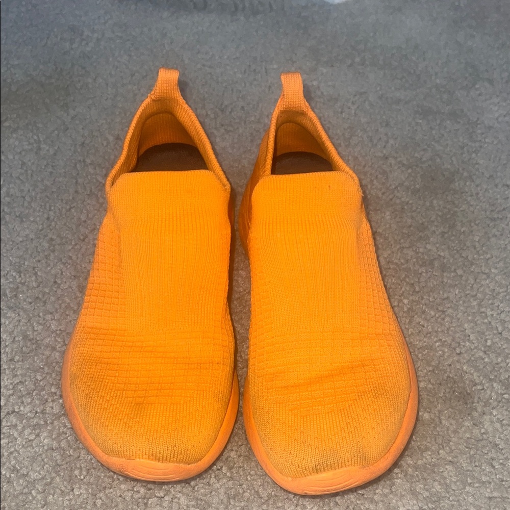 Orange Slip-On Men's Shoes